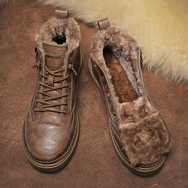 Personalized Youth Casual Fashion Shoes Winter Plush - Image 6