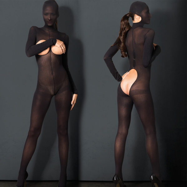 Long Sleeve Silk Stockings Sexy Underwear