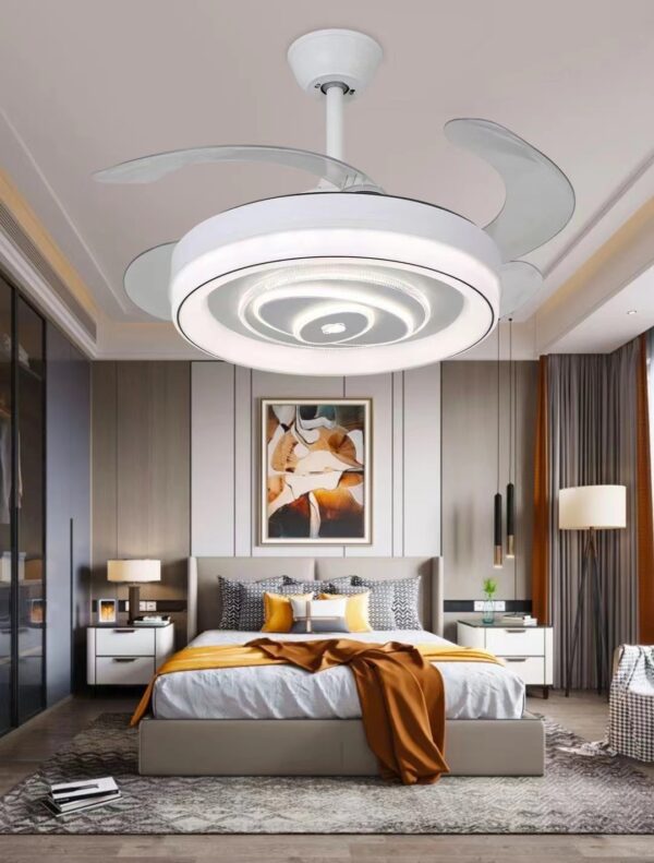 Nordic Ceiling Simple Household Invisible Fan Light - Image 3