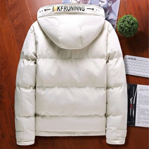 Men's Workwear Down Padded Jacket Hooded Warmth - Image 3